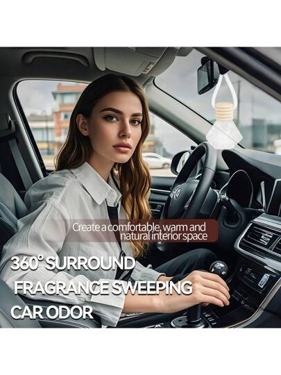 قطعة واحدة مزيل رائحة هواء السيارة الذكي 8مل، موزع عطر السيارة الجميل، مزيل رائحة المنزل، مزيل رائحة ومنعش للهواء، لتزيين سيارات النساء، رائحة طويلة الأمد، منتج عالي الجودة مناسب كهدية للنساء، عيد الأم وعيد الحب