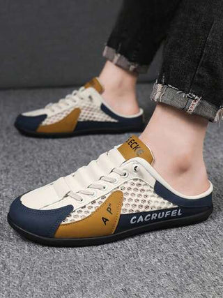 صنادل رياضية خارجية للرجال بموضة، أحذية شبشب أنيقة (تصميم عشوائي لغطاء الحذاء من نوع ALP أو VP ، مع وصف تفصيلي)