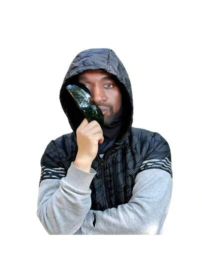 1 قطعة غطاء رأس كامل لوجه إنساني ثلاثي الأبعاد للعيد الميلاد، الاحتفالات المخملية، العروض، المزاح،وقاية من الغبار، مناسب للجميع، عيد الفصح، أعياد المناسبات، أبريل أول أبريل، العروض المسرحية، الدعابة، ، هدية رأس السنة