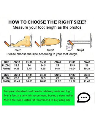 UMBURLLY أحذية أمان للرجال بنعل حماية من الصدمات وثقب القدم مع وسادة هوائية، مصنوعة من شبكة تنفس مناسبة للصيف