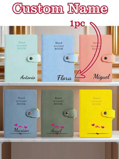 دفتر محفظة جلدي A7 مخصص قياس 4.33 * 3.14 بوصة ،100 صفحة، مع خيارات تخصيص متنوعة كرسالة أو اسم أو تبريكات، دفتر ملاحظات ،مفكرة ،دفتر جيب ، لوازم مكتبية ، لوازم مدرسية ، مفكرة أعمال للسفر ، جوائز مدرسية ، هدايا حفلات ، هدايا للأصدقاء