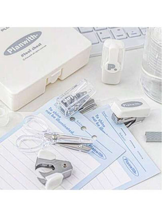 8 قطع/مجموعة طقم مكتبي صغير، دبوس صغير، مناسب للمكتب، للدراسة، للتخرج، عودة إلى المدرسة، هدية يوم المعلم