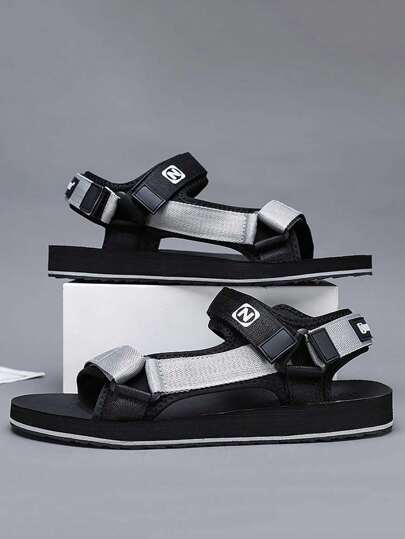 صنادل رياضية للأزواج، خفيفة، للاستخدام اليومي بالخارج، بحزام مشبك متقاطع