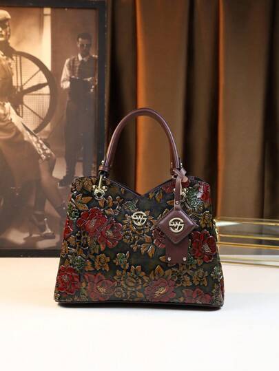 حقيبة يد مطرزة بيدي مزخرفة باطلالة عتيقة، هدية عيد الأم، حقيبة كروس بودي