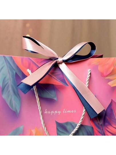 حقيبة هدايا ملونة واحدة ، حقيبة تغليف مستحضرات التجميل ، حقيبة ورقية عامة مزينة بشريط ، حقيبة تغليف هدايا مزينة بمقبض ، حقيبة تغليف هدايا زهرية ، حقيبة هدايا حرفية ، حقيبة تجزئة البقالة ، مناسبة لحفلات عيد الميلاد ، تغليف الزفاف ، عيد الأم ، حفل التخرج