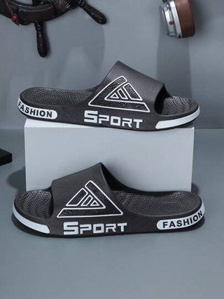 صنادل رجالية سهلة الارتداء، نعل سميك مقاوم للانزلاق مناسبة للحمام، تنفس، هواء، مقاومة للتآكل، نعال شقة سريعة الجفاف مناسبة للخارج