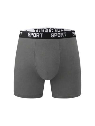 8 قطع من السراويل الداخلية للرجال بنمط رياضي ذو لون أحادي ونموذج منبسط، من قماش ناعم ومريح، وخصر مطاطي مريح بطباعة حرفية، سراويل داخلية رياضية ماصة للعرق وسريعة الجفاف، قطع طويلة مضادة للانزلاق عند الفخذ والأرداف، مناسبة للاستخدام اليومي العادي للجميع