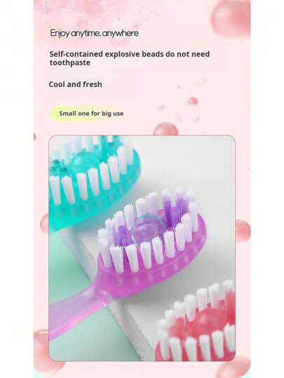 طقم سفر أسنان مكوَّن من 5 قطع ، 10/20 قطعة - مع حبيبات شفرات، جهاز تنظيف اللسان، خيط أسنان، فرشاة صغيرة وأعواد أسنان. مقبض من البولي بروبلين، لاستخدام مرة واحدة، صغير وقابل للنقل، منعش وفاكهي. مثالي للتنقل والخروج. ضروريات السفر| العناية بالفم