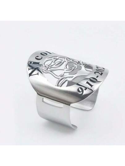 قطعة واحدة من ملحقات الستيثوسكوب المخصصة من الفولاذ المقاوم للصدأ، يحتوي على اسم وعيد ميلاد وزهرة وملصق هوية حرفي، دبابيس ممرضة، موضة الخريف، البساطة، البساطة، الترفيه، العتيقة المخصصة، هدية مميزة للصديقات والأمهات والعائلة والأصدقاء