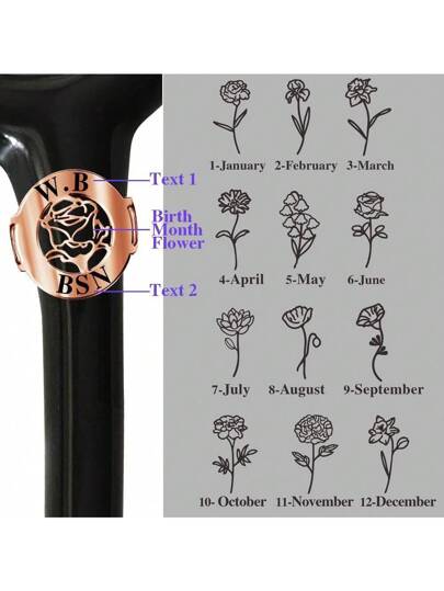 قطعة واحدة من ملحقات الستيثوسكوب المخصصة من الفولاذ المقاوم للصدأ، يحتوي على اسم وعيد ميلاد وزهرة وملصق هوية حرفي، دبابيس ممرضة، موضة الخريف، البساطة، البساطة، الترفيه، العتيقة المخصصة، هدية مميزة للصديقات والأمهات والعائلة والأصدقاء
