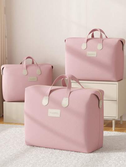 قطعة واحدة، حقيبة تخزين للملابس والبطانية ذات سعة تخزينية كبيرة جداً، حقيبة تخزين متعددة الاستخدامات، مناسبة للاستخدام المنزلي والسفر والانتقال، قابلة لإعادة الاستخدام، متينة، قابلة للطي، مصنوعة بحرفية ومواد عالية الجودة، مثالية لتخزين العناصر...