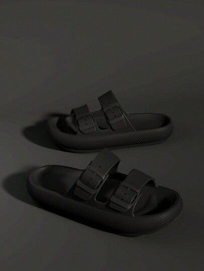 صندل سميك وحريري الأرضية متعدد الاستخدام للرجال والنساء ، أحذية منزلية مريحة للاستخدام في المنزل والغرف والحياة اليومية ، مناسب للارتداء في الخارج والرياضة في الشاطئ