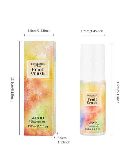 قطعة واحدة من رذاذ الرائحة للقماش 80مل، معطر هواء سائل ذو رائحة أزهار جذابة، معطر هواء إطالة للرائحة، عطور للعناية بالحمام المنزلي والسيارة والفندق، هدية مثالية ليوم الحب والأعياد الخريجين، محمول