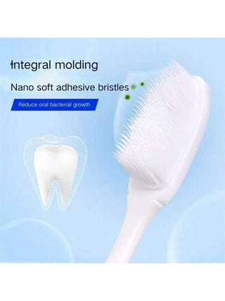 4 قطع/عبوة فرش أسنان يدوية من الفحم الناعم مصنوعة من البامبو ذات شعيرات ناعمة للثنايا، تنظيف عميق للفم، مناسبة للاستخدام اليومي في المنزل