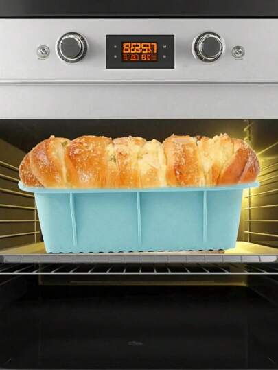 SHEIN مجموعة 6 قطع من إكسسوارات الخبز السيليكون، صينية خبيز سيليكون لا تلتصق، قالب كيك، صينية خبيز، صينية دونات، صينية مافن، طبق كيك