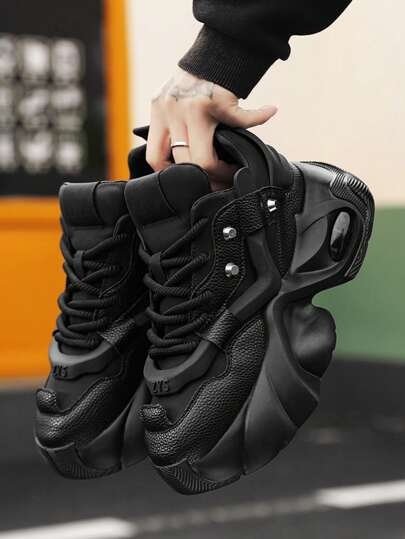 أحذية أوكسفورد حريمي أحذية رياضية كاجوال جديدة للرجل لعام 2025، مزودة بوسادة هوائية ومشبك معدني، بنعل سميك مضاد للصدمات، بطراز بانك روك مرتجع، موديل مناسب لجميع المواسم، أحذية كاجوال لحفلات بطراز أكسفورد'