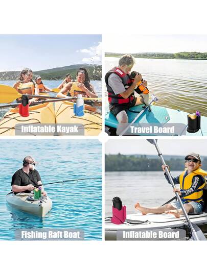 حامل كوب الكياك، حامل كوب الكياك 2 في 1 لوحة أقراص الهاتف المحمول، لوحة الألواح الشراعية، ملحقات ألواح التزلج، والقوارب الشراعية والكياك والإكسسوارات لجميع أنواع الأكواب والزجاجات