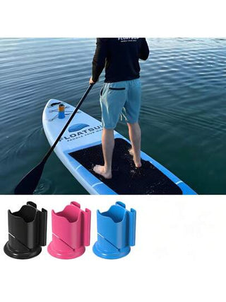 حامل كوب الكياك، حامل كوب الكياك 2 في 1 لوحة أقراص الهاتف المحمول، لوحة الألواح الشراعية، ملحقات ألواح التزلج، والقوارب الشراعية والكياك والإكسسوارات لجميع أنواع الأكواب والزجاجات