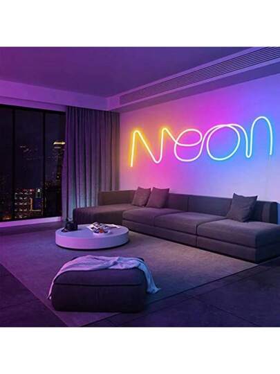 1 قطعة مجموعة شريط ضوء نيون RGB نمط كابل USB بريموت 24 مفتاح الصوت البلوتوث خلفية تلفزيون الجدار لاصق ضوء جو مناسب للصالة والغرفة والخارج والشرفة وغرفة الألعاب 2 م/3 م/5 م 5 فولت (جهاز التحكم عن بعد بدون بطارية)