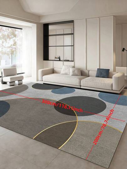 سجادة داخلية ديكورية عصرية وأنيقة، مصنوعة من مادة البلوش المخمل القصير باللؤلؤ، مناسبة لغرفة المعيشة والأريكة والنوم وأمام السرير والمطبخ والمكتب وباب المدخل والنزهات الخارجية وحبو الأطفال والتخييم في الخارج