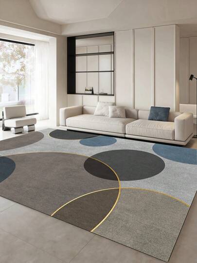 سجادة داخلية ديكورية عصرية وأنيقة، مصنوعة من مادة البلوش المخمل القصير باللؤلؤ، مناسبة لغرفة المعيشة والأريكة والنوم وأمام السرير والمطبخ والمكتب وباب المدخل والنزهات الخارجية وحبو الأطفال والتخييم في الخارج