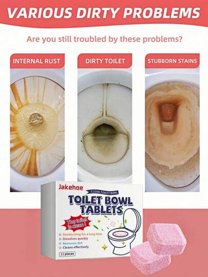 ضرورية للتنظيف! أقراص فوارة للمرحاض، منظفات المرحاض، تنظف الروائح، البقع الصفراء، الأوساخ، بقع البول، أقراص تنظيف المرحاض، الأقراص الفوارة تذوب بسرعة، تفتت البقع الصفراء والروائح