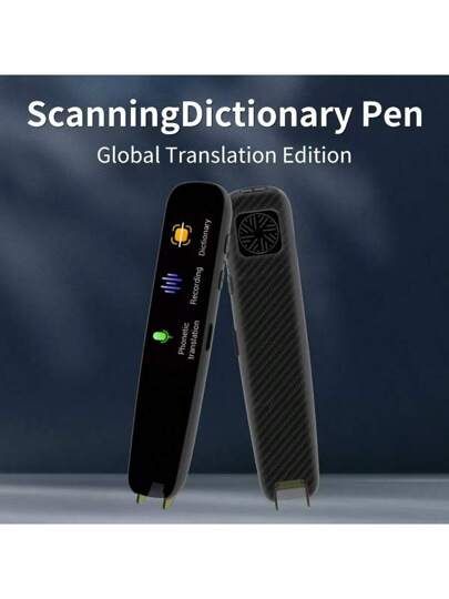 أدوات مكتبية ومدرسية ZZPQVT هذه القلم الذكي لترجمة الصوت يدعم النسخة الدولية بوظيفة الواي فاي، ويمكن إجراء ترجمة كفؤة ومسح ضوئي