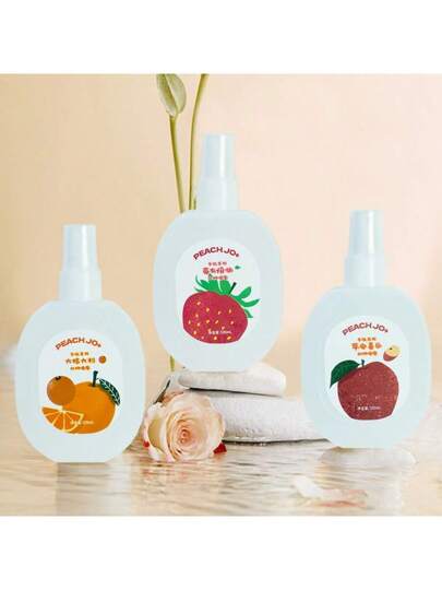 PEACH JO+ 1 قطعة * 120 مل رذاذ عطري للأقمشة بنكهة الفاكهة، يوفر 7 خيارات للتشكيلة، مُنعشّ للأماكن الداخلية والخارجية، ذو رذاذ متعدد الطبقات ومُكثّف بانتعاش طبيعي دائم، أساسيات مميزة للمناسبات والحفلات والجمعيات والعطلات والمنزل والفندق والمكتب، هدية...