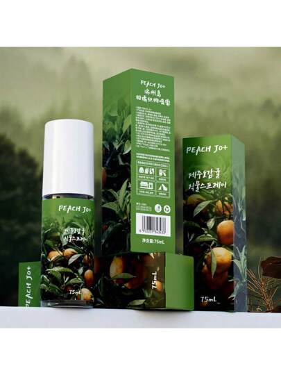 PEACH JO+ 1 زجاجة سعة 75 مل من رذاذ عطر جزيرة جيجو، خيارات تشكيلة تصل إلى 3 منها للاستعمال الداخلي والخارجي كمعطر للهواء متعدد الطبقات بترك رائحة طبيعية منعشة طويلة الأمد، عطر مثالي للمواعدة والحفلات والتجمعات والعطلات والمنزل والفندق والمكتب، هدية...