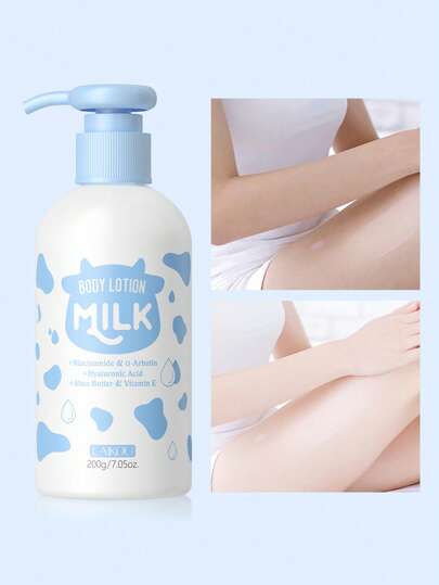 LAIKOU 1 قطعة لوشن جسم مرطب لاييكو الحليبي 200 جرام، كريم جسم شد وترطيب للبشرة ، كريم ترطيب عميق للجسم للنساء لجميع أنواع البشرة، هدية عيد الميلاد لرعاية الذات