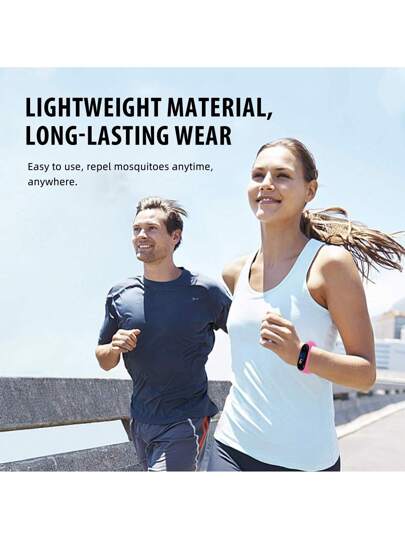 1 قطعة ساعة/سوار مضاد للبعوض عصري للجنسين ، أسوارة طاردة للحشرات تقنية، طارد طبيعي للحشرات ، قابل للضبط الحجم للاستخدام في الأماكن المفتوحة والصيد والسفر والرحلات البرية والمنزل، هدية للعائلة والأصدقاء، متوفرة بألوان متعددة