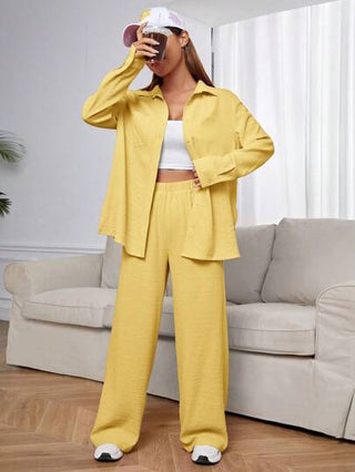 طقم حريمي قطعتين EZwear بدلة نسائية قطعتين للارتداء اليومي