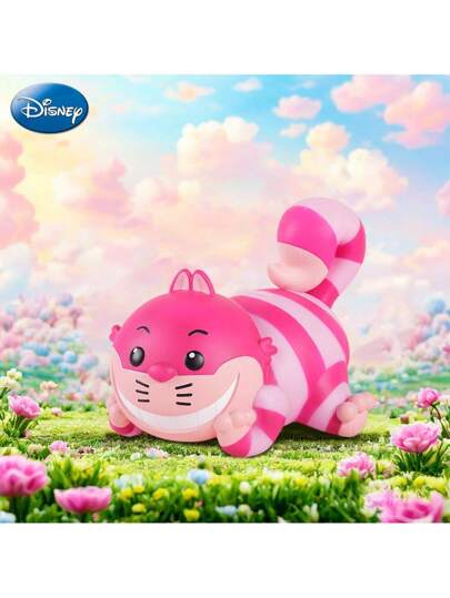 أثاث مكتبي Disney 1 قطعة بنك من البي في سي بتصميم شخصية القط المبتسم الخاص بديزني، بنك فعلي للحفاظ على المال، ذو سعة كبيرة ومظهر كرتوني جميل، ديكور داخلي ، هدية للعيد أو عيد الميلاد