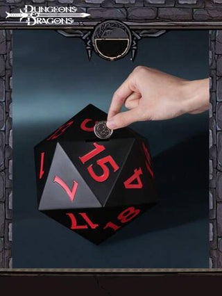 أثاث مكتبي 1 قطعة صندوق توفير الصواريخ الرسمي المرخص من دونجيونز أند دراجونز، صندوق عملة صغير لمشهد ديكور ، أكسسوارات أنيمي ، سعة كبيرة ، مصنوع من مادة البولي فينيل كلورايد المتينة ، لتزيين المكتب والغرفة المعيشية وهدية لصديق في عيد الميلاد