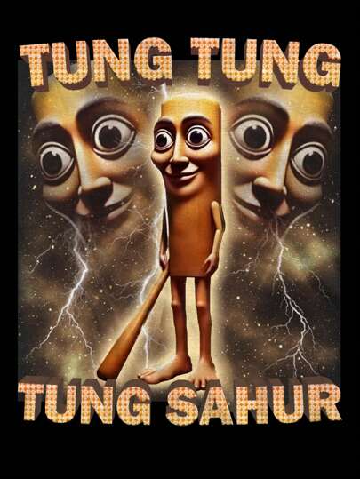 قميص بأسلوب البيسبول مطبوع عليه رسم كوميدي "تونج تونج تون السحور" للنساء بأكمام منخفضة للصيف، تي شيرت يونيسكس بأكمام قصيرة بشعار إنجليزي بسيط أمريكي أنيق للرجال، تي شيرت ناعم ، موضة نساء Y2K، لوك كاجوال للعمل، لقضاء عطلة على الشاطئ