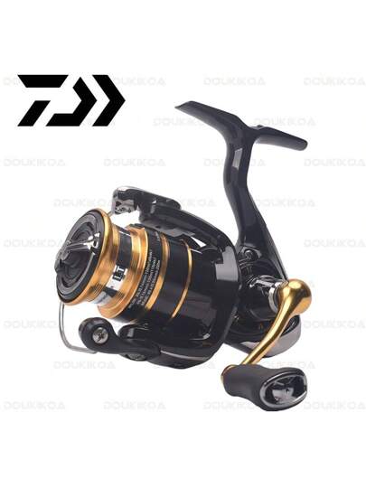 DAIWA بكرة صيد خيطية DAIWA CROSSFIRE LT من 1000 إلى 6000 ، بكرة معدنية ABS ، قوة 5-12 كجم ، جسم خفيف وقوي