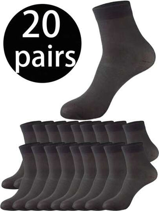 20/10/5/3/1 زوج جوارب متوسطة الطول للرجال، لينة، مرنة، مريحة، قابلة للتنفس، مناسبة للرجال والنساء لارتداء يومي، جوارب متوسطة الطول بسيطة ومريحة للجنسين، جوراب أنيق