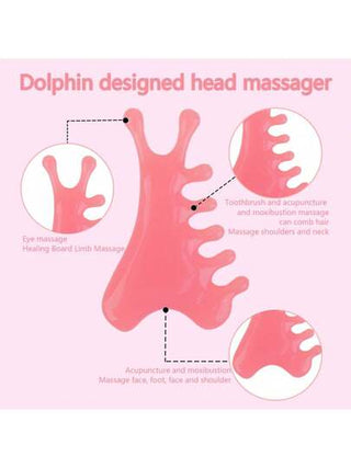 MONKIDS طقم أدوات تدليك الوجه من مونكيدز، يتضمن 1 قطعة من أداة التدليك المزدوجة الرأس و 1 قطعة من لوحة جوا شا بشكل قلب و 1 قطعة من مشط التدليك، لتحسين خطوط الفم والذقن، أداة تدليك الوجه المحمولة لرعاية البشرة اليومية، مناسبة للسفر