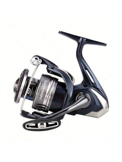 SHIMANO بكرة التغذية الدوارة SHIMANO MIRAVEL، جسم خفيف بنسبة 100% سي آي 4+، متعددة الاستخدامات لصيد الطعوم