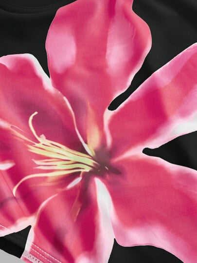 مايوه حريمي قطعة واحدة Swim Oasis بدلة سباحة قطعة واحدة حمّالات رفيعة مع طاقم للنساء مطبوع بطبعة زهرية