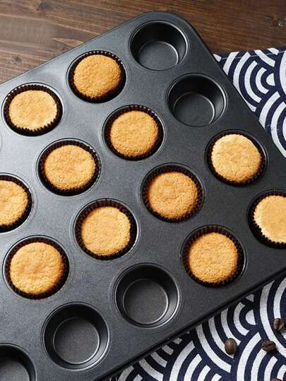 1 صينية مافن ب- 24 كوب ، 20 / 30 شماعة ملابس من الفولاذ المقاوم للصدأ واسعة، شماعات ملابس وردية حديثة مانعة للانزلاق، مناسبة للمنزل، الربيع، البساطة، وأعلى الصيف