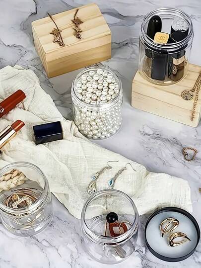 2 قطعة أوعية بلاستيكية للتخزين بقطر 7.1 سم مع أغطية، قنينات لتعبئة الألوان والكريمات والأقنعة، قنينات كريم العين والوجه، قنينات تجريبية بفم عريض شفافة من البولي إيثيلين ثنائي، قنينات تعبئة مستحضرات التجميل