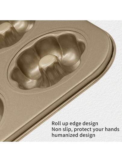 قوالب الحلقات للخبز المقاومة للالتصاق من الصلب الكربوني 12 حيز لقوالب الدونات ب- 4 أشكال تصميم صينية الخبز للكيك والبسكويت والبجلة والمافن