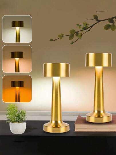 مصباح لمبة LED قابل للتعتيم بواسطة اللمس ، متعدد درجات حرارة اللون ، ديكوري للمنزل على الطاولة ليلة أو مكتب أو طاولة قهوة للجو الهادئ