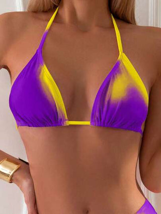 Swim مجموعة بكيني شاطئ ذو لون أومبير للنساء
