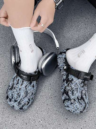 صندل رجالي أساسي مصنوع من EVA، أحذية الشاطئ مغلقة الأصابع بنعل سميك ومقاوم للروائح الكريهة، خفيف الوزن وبتصميم أنيق، مناسب للحديقة والتنفس والصحراء والشاطئ والمسبح