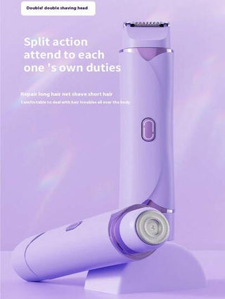 ماكينة حلاقة كهربائية بدون ألم للنساء للبشرة الحريرية ، ماكينة حلاقة الجسم لاسلكية للرحلات ، شفرة وجه قابلة للاستبدال للسيدات ، مقاومة للماء وسهلة التنظيف ، 200 مللي أمبير