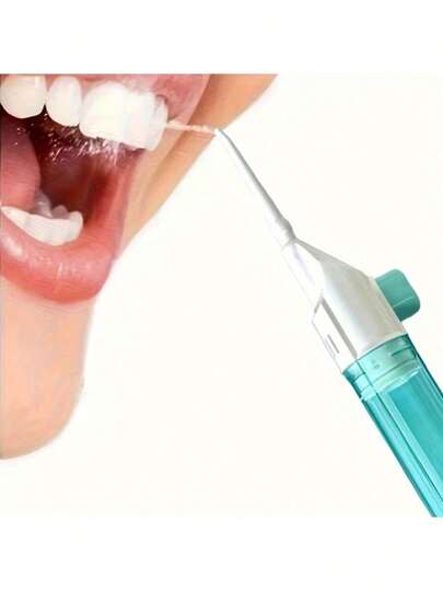 SOKANY جهاز شطف الأسنان اليدوي المحمول عالي الضغط ، جهاز غسل الأسنان ، جهاز غسول الفم. مصنوع من مادة ABS ، تقنية النبضات عالية الضغط ، تصميم بزر ، فوهة قابلة للفصل. مناسب جدًا للتنظيف السني والعناية بالفم ، بدون محرك كهربائي ، مناسب للسفر العائلي....