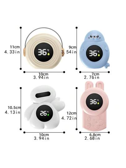 مقياس درجة حرارة الماء في حوض استحمام الأطفال (وحدة سيلزيوس)، أداة لقياس درجة حرارة ماء استحمام الأطفال بتصميم شكل حيوان كرتوني، يعمل كتحذير درجة الحرارة المنزلية