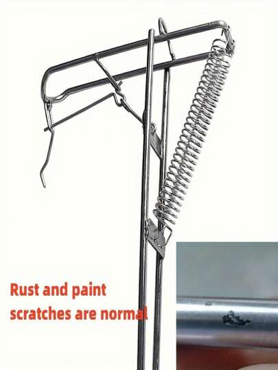 حامل عصا صيد السمك للاستخدام في الخارج - يحرر يديك، الصيد التلقائي بتصميم نابض مزدوج لجعله أكثر حساسية وسهولة